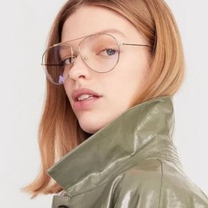 Bondi aviator blue-light glasses by J.Crew BNWT MSRP $70 - soft case